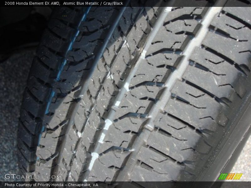 Atomic Blue Metallic / Gray/Black 2008 Honda Element EX AWD