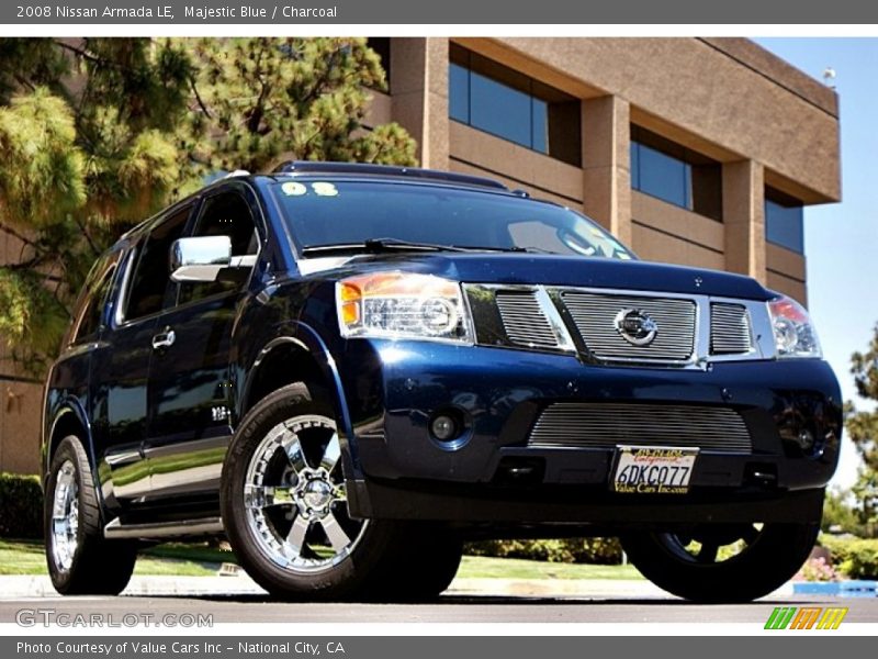 Majestic Blue / Charcoal 2008 Nissan Armada LE