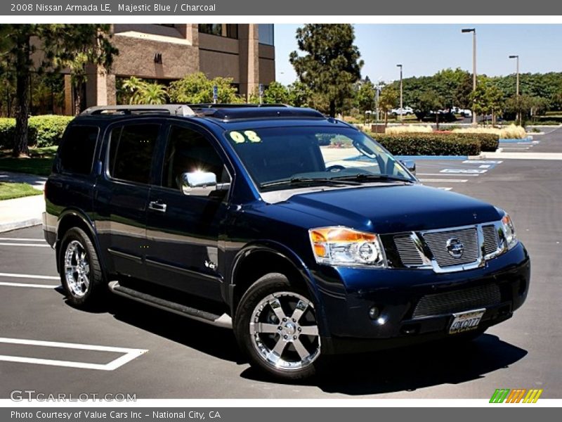 Majestic Blue / Charcoal 2008 Nissan Armada LE