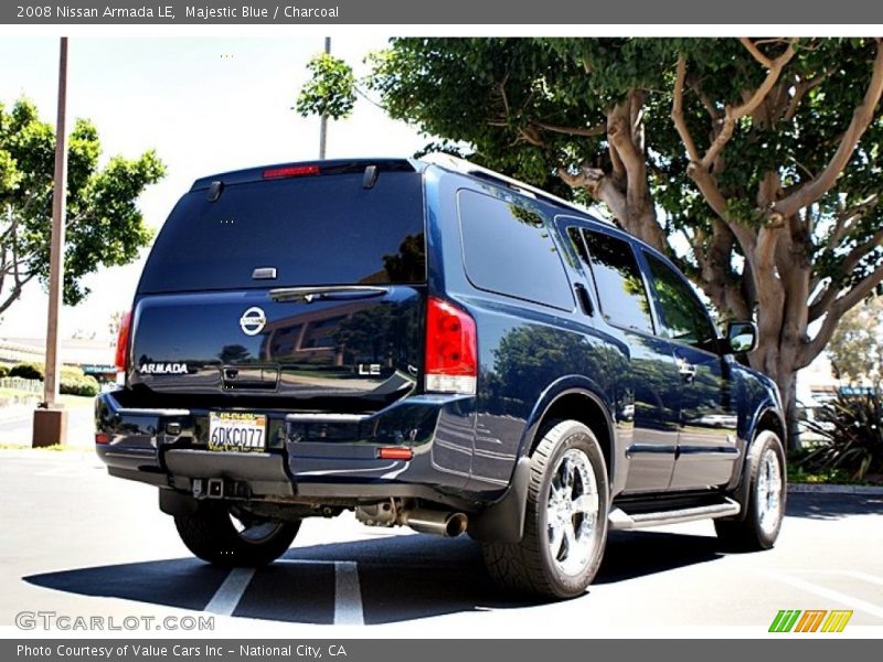 Majestic Blue / Charcoal 2008 Nissan Armada LE