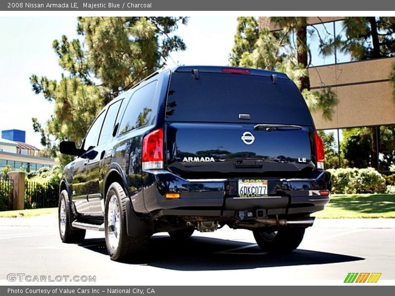 Majestic Blue / Charcoal 2008 Nissan Armada LE