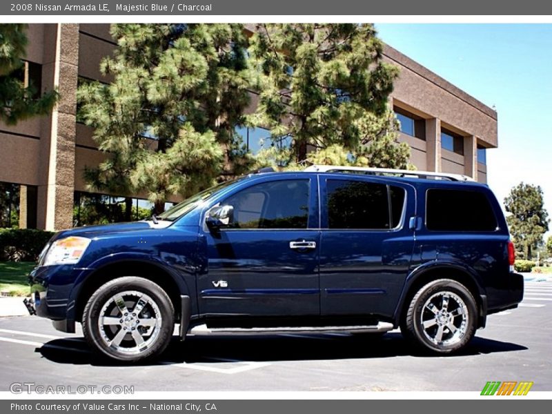 Majestic Blue / Charcoal 2008 Nissan Armada LE