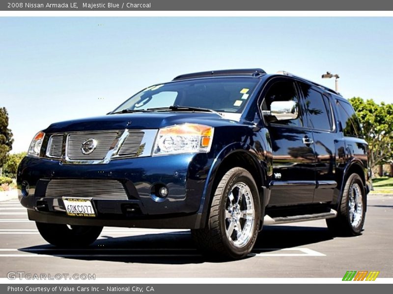 Majestic Blue / Charcoal 2008 Nissan Armada LE