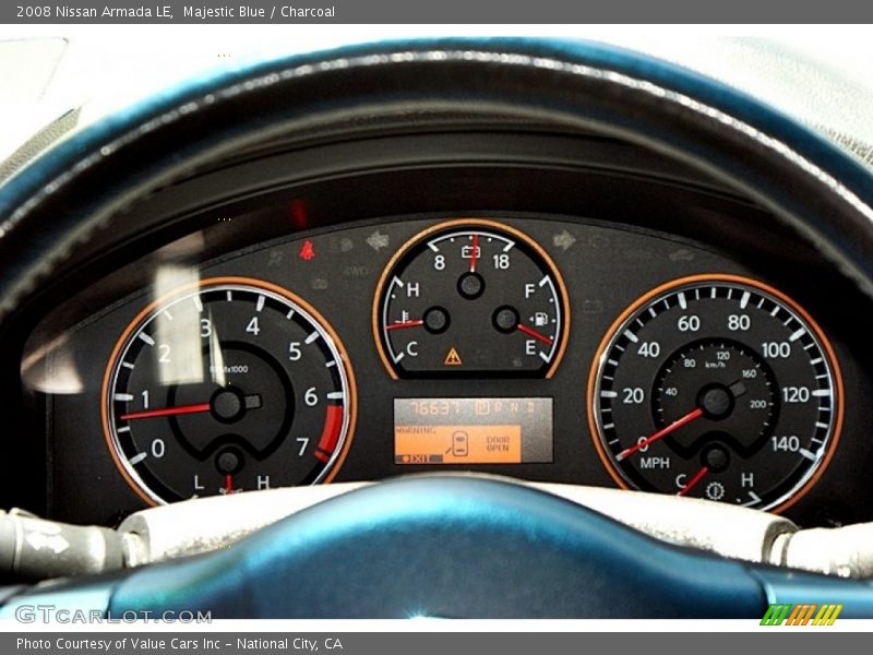 Majestic Blue / Charcoal 2008 Nissan Armada LE