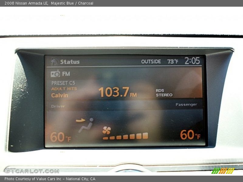 Majestic Blue / Charcoal 2008 Nissan Armada LE