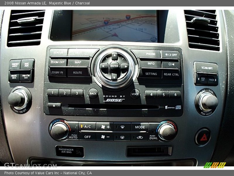 Majestic Blue / Charcoal 2008 Nissan Armada LE