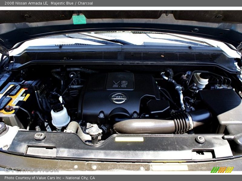 Majestic Blue / Charcoal 2008 Nissan Armada LE