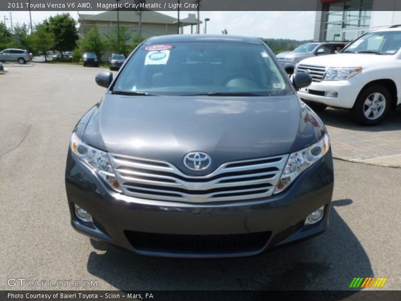 Magnetic Gray Metallic / Light Gray 2011 Toyota Venza V6 AWD