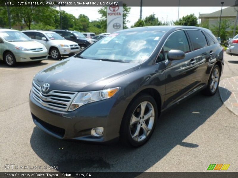 Magnetic Gray Metallic / Light Gray 2011 Toyota Venza V6 AWD