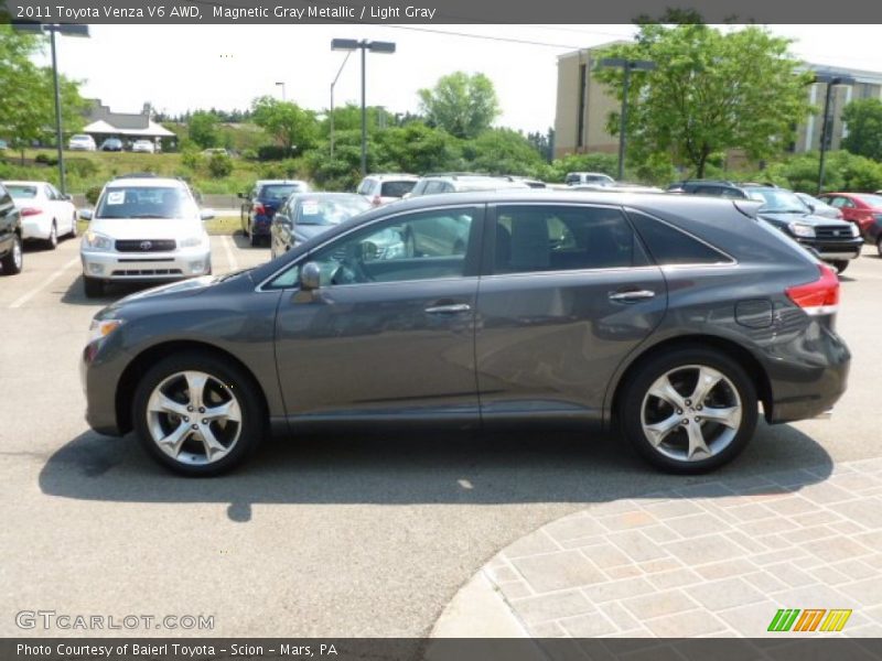 Magnetic Gray Metallic / Light Gray 2011 Toyota Venza V6 AWD