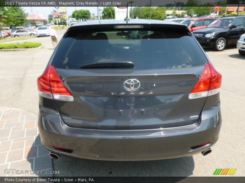 Magnetic Gray Metallic / Light Gray 2011 Toyota Venza V6 AWD
