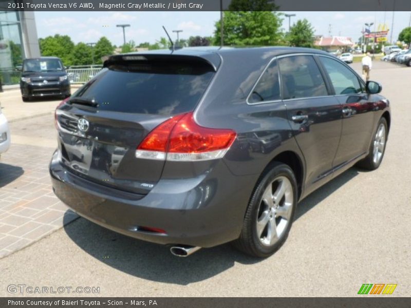Magnetic Gray Metallic / Light Gray 2011 Toyota Venza V6 AWD
