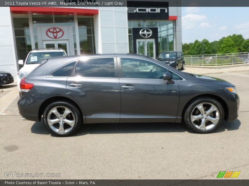 Magnetic Gray Metallic / Light Gray 2011 Toyota Venza V6 AWD