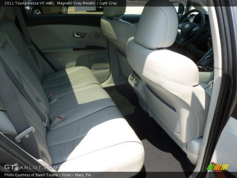 Magnetic Gray Metallic / Light Gray 2011 Toyota Venza V6 AWD