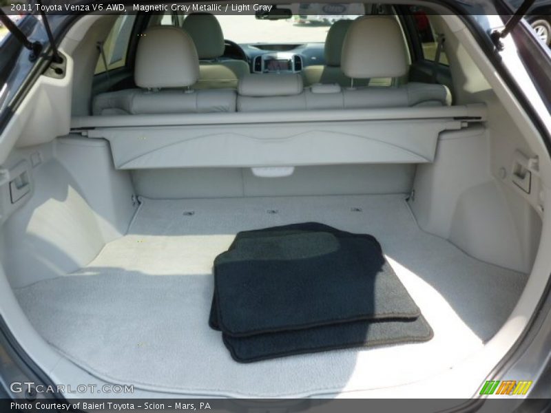 Magnetic Gray Metallic / Light Gray 2011 Toyota Venza V6 AWD