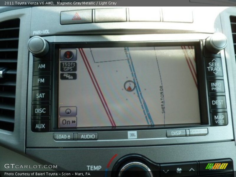 Magnetic Gray Metallic / Light Gray 2011 Toyota Venza V6 AWD