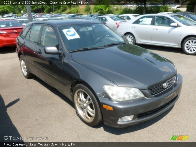 Graphite Gray Pearl / Black 2003 Lexus IS 300 SportCross