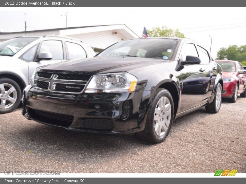 Black / Black 2012 Dodge Avenger SE