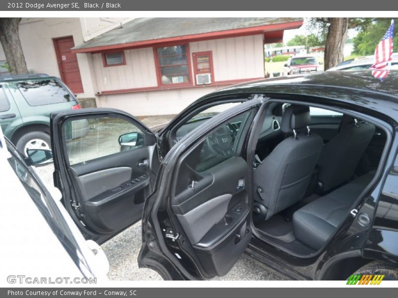 Black / Black 2012 Dodge Avenger SE