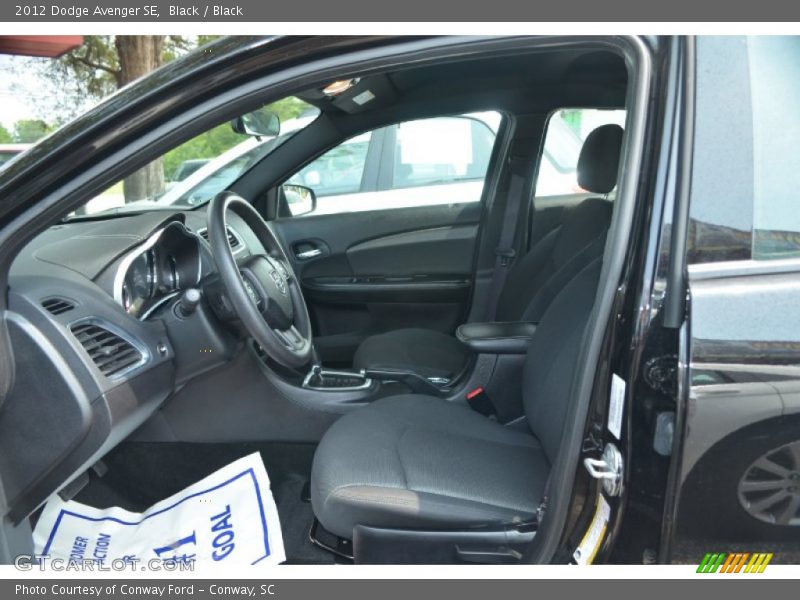 Black / Black 2012 Dodge Avenger SE