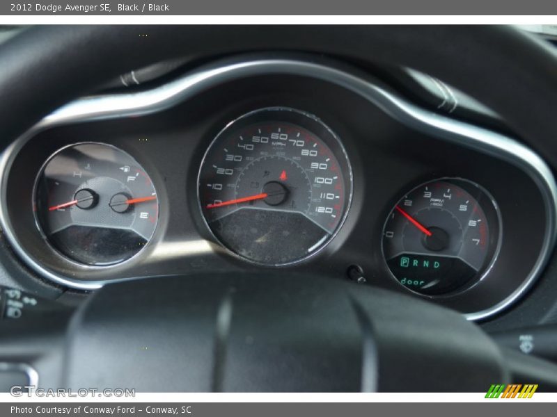 Black / Black 2012 Dodge Avenger SE