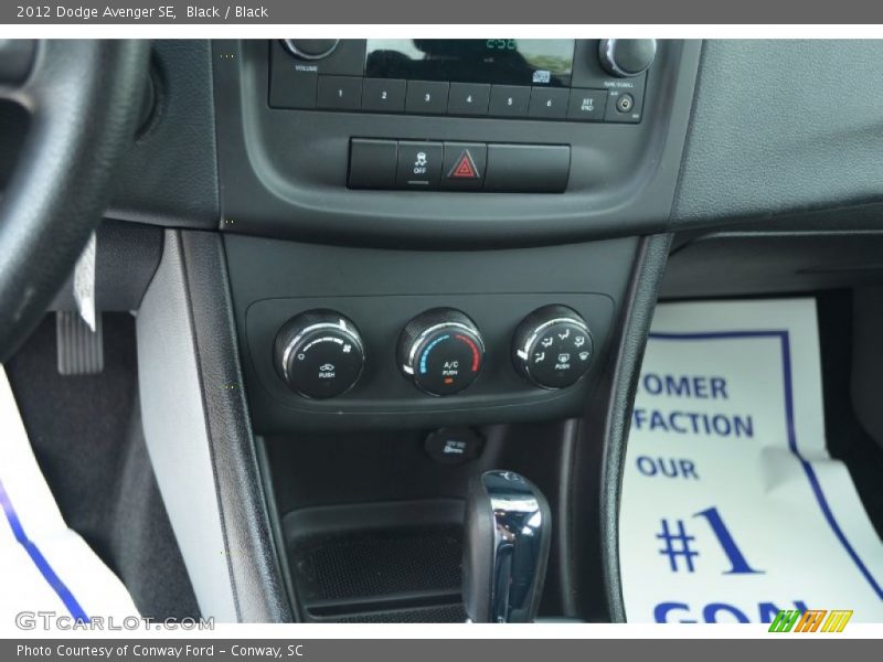 Black / Black 2012 Dodge Avenger SE