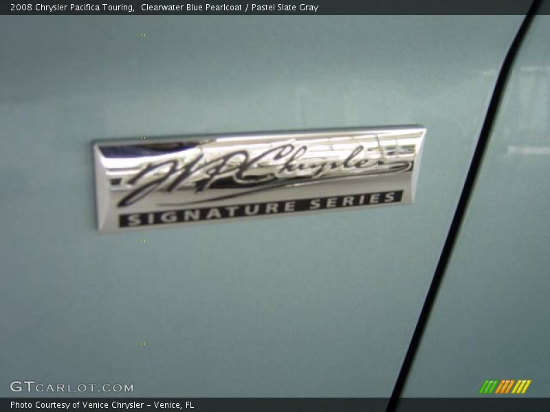 Clearwater Blue Pearlcoat / Pastel Slate Gray 2008 Chrysler Pacifica Touring