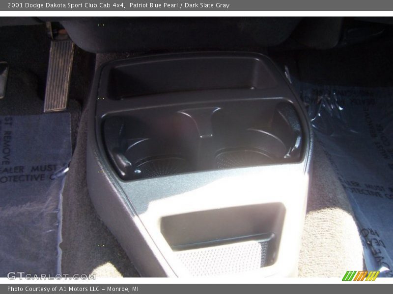 Patriot Blue Pearl / Dark Slate Gray 2001 Dodge Dakota Sport Club Cab 4x4