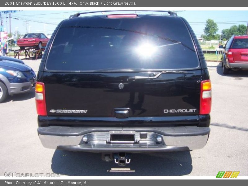 Onyx Black / Light Gray/Neutral 2001 Chevrolet Suburban 1500 LT 4x4