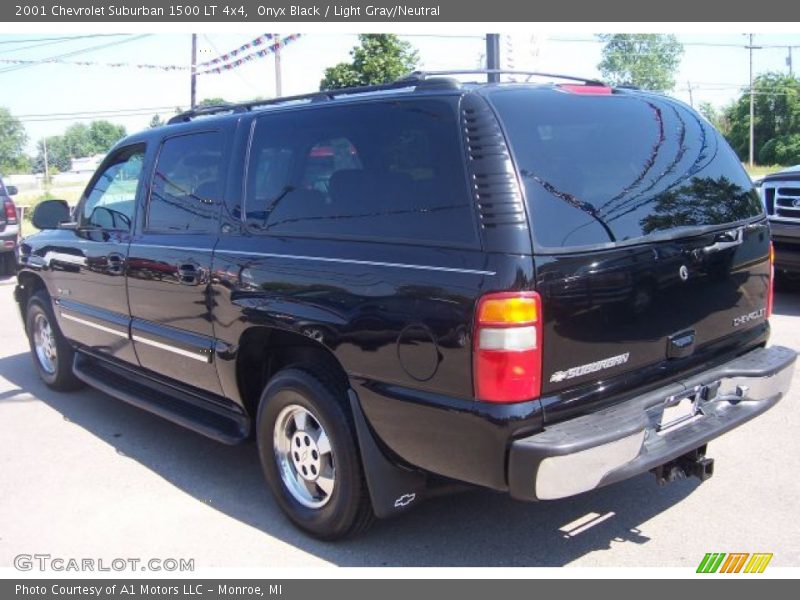 Onyx Black / Light Gray/Neutral 2001 Chevrolet Suburban 1500 LT 4x4