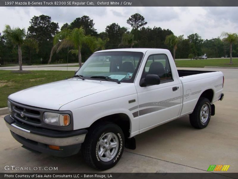 Oxford White / Gray 1997 Mazda B-Series Truck B2300 SE Regular Cab