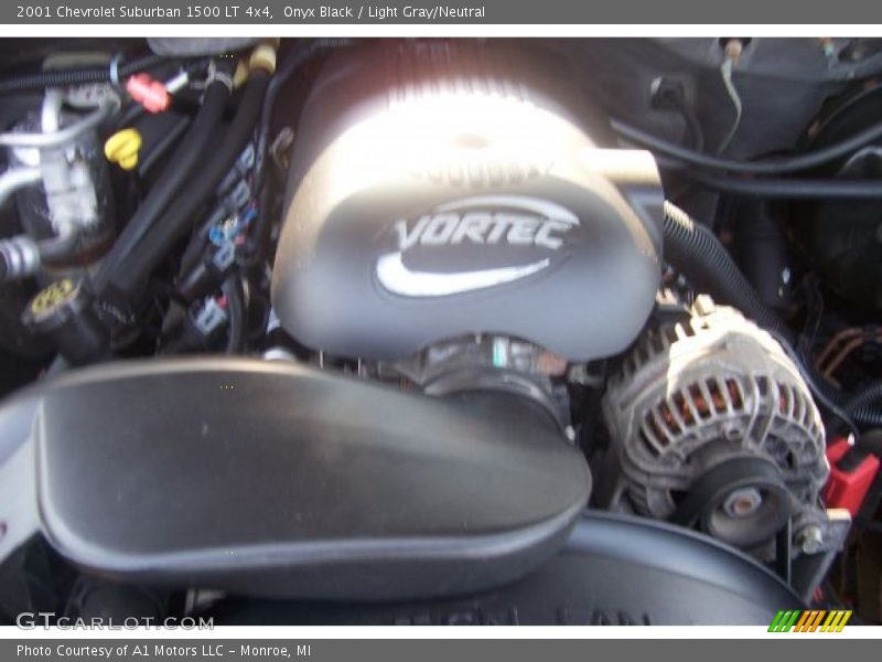 Onyx Black / Light Gray/Neutral 2001 Chevrolet Suburban 1500 LT 4x4