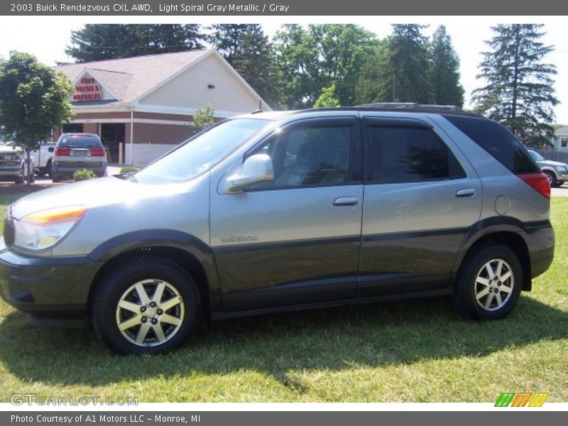 Light Spiral Gray Metallic / Gray 2003 Buick Rendezvous CXL AWD