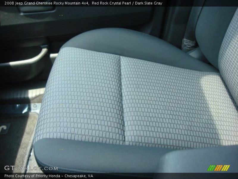 Red Rock Crystal Pearl / Dark Slate Gray 2008 Jeep Grand Cherokee Rocky Mountain 4x4