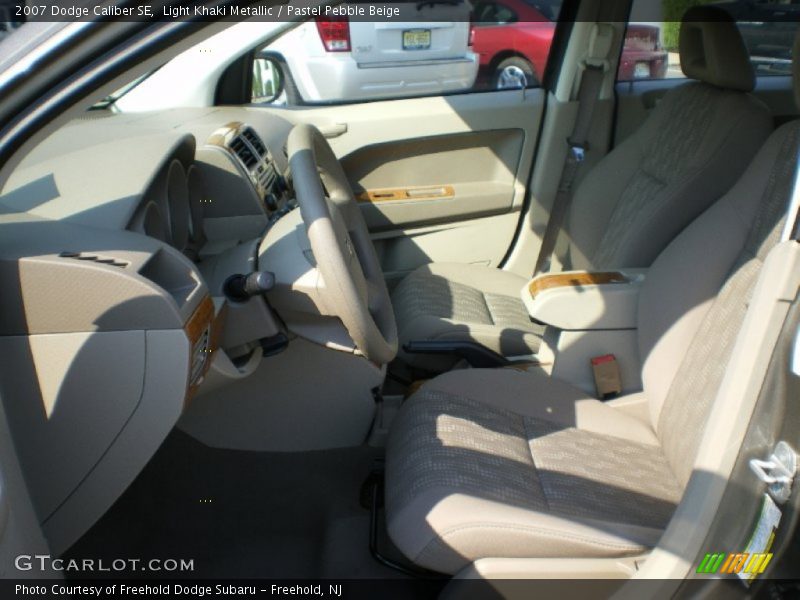Light Khaki Metallic / Pastel Pebble Beige 2007 Dodge Caliber SE