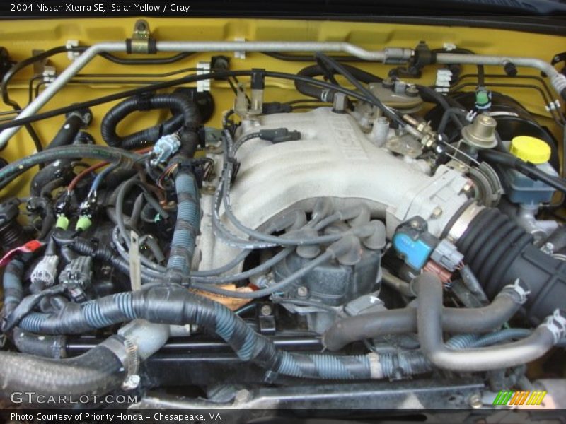 Solar Yellow / Gray 2004 Nissan Xterra SE