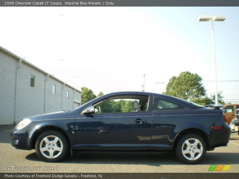 Imperial Blue Metallic / Gray 2008 Chevrolet Cobalt LT Coupe