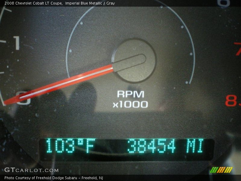 Imperial Blue Metallic / Gray 2008 Chevrolet Cobalt LT Coupe