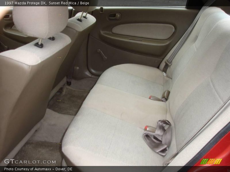 Sunset Red Mica / Beige 1997 Mazda Protege DX