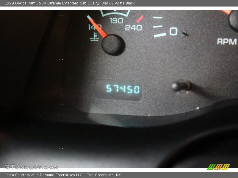 Black / Agate Black 1999 Dodge Ram 3500 Laramie Extended Cab Dually