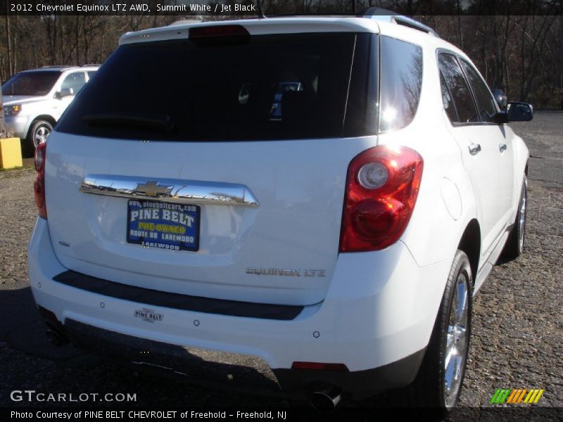 Summit White / Jet Black 2012 Chevrolet Equinox LTZ AWD