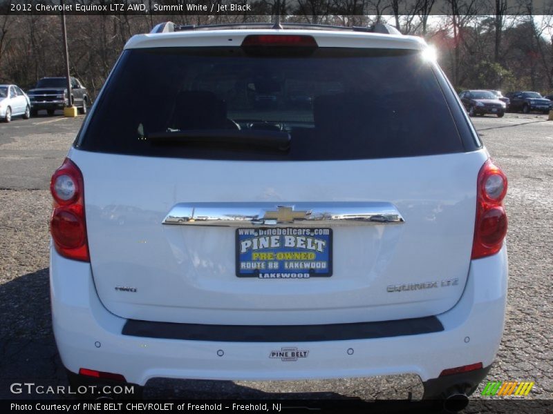 Summit White / Jet Black 2012 Chevrolet Equinox LTZ AWD