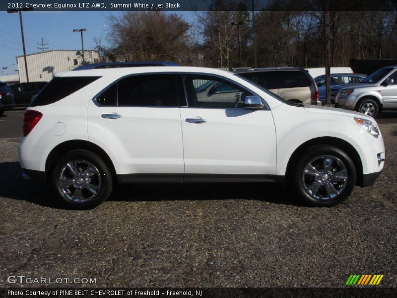 Summit White / Jet Black 2012 Chevrolet Equinox LTZ AWD