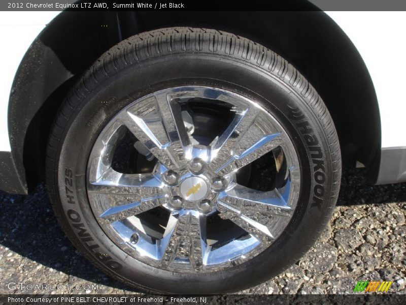 Summit White / Jet Black 2012 Chevrolet Equinox LTZ AWD