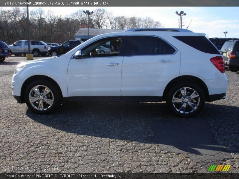 Summit White / Jet Black 2012 Chevrolet Equinox LTZ AWD