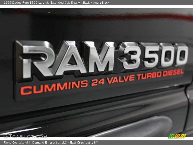 Black / Agate Black 1999 Dodge Ram 3500 Laramie Extended Cab Dually