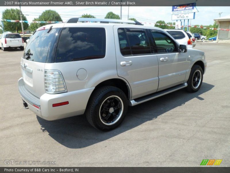 Silver Birch Metallic / Charcoal Black 2007 Mercury Mountaineer Premier AWD