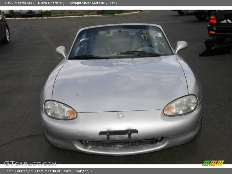 Highlight Silver Metallic / Black 1999 Mazda MX-5 Miata Roadster