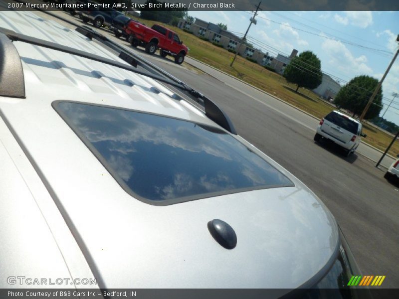 Silver Birch Metallic / Charcoal Black 2007 Mercury Mountaineer Premier AWD