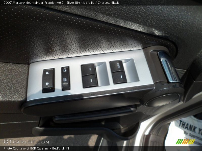 Silver Birch Metallic / Charcoal Black 2007 Mercury Mountaineer Premier AWD
